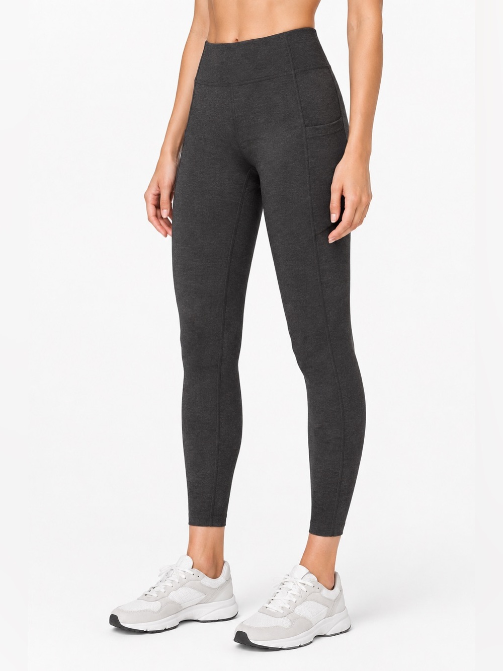 Lululemon Speed Tight High-Rise Running Leggings – Heathered Charcoal Gray